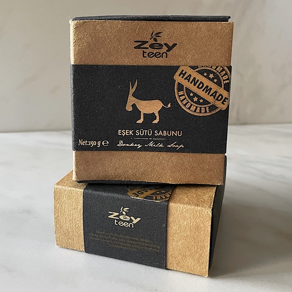 NWT 🎁 Handmade Goat/Donkey Milk Soaps x2 by Zey 🐐🧼 - Picture 2 of 5